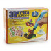3D ручка с дисплеем, PLA нитями и трафаретами 3D PEN-3