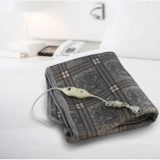 Електропростирадло electric blanket 150х120 клітчаста сіра (7417)
