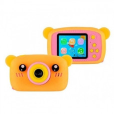 Дитячий цифровий фотоапарат Smart Kids XL 500R Ведмедик. Помаранчевий