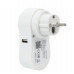 Розумна розетка. WI FI Socket (Smart Life) + USB. Tuya. 4981. Білий