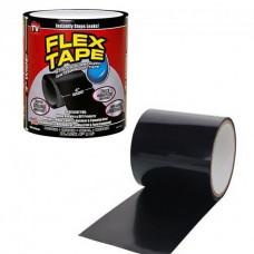 Водонепроникна ізоляційна надміцна скотч-стрічка Flex Tape 10х150см Чорний (5515)