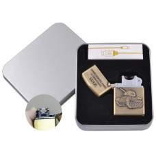 Зажигалка USB дуговая электроимпульсная в подарочной упаковке Танк (USB) XT-4886-4
