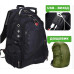 Туристичний Рюкзак, SwissGear 8810, для ноутбука. з виходом під навушники. Чорний