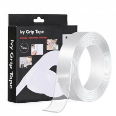 Багаторазова Двостороння кріпильна клейка стрічка Ivy Grip Tape 3 метра (6674)