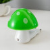 Ночник з датчиком освітлення Грибок 8х7см Зелений (106477)