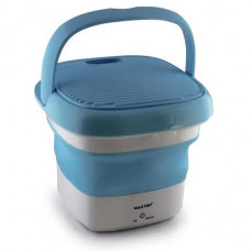 Складна пральна машина MAXTOP silicon washing machine синя з білим (7399)