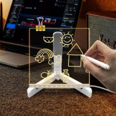 3D Акрилова Світлодіодна Дошка Для Нотаток та Малювання (9259)