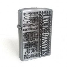 Зажигалка газовая. Турбо. Серебристая. Jack Daniels (306530)