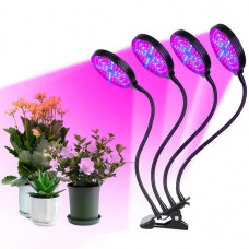 Фіто лампа для рослин Led Plant Grow Leight USB 4 гілки. Круглі (318151)
