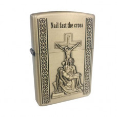 Зажигалка бензиновая Nail fast the cross. Kantai (OA1)