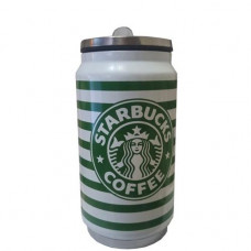 Термокухоль Starbucks Coffee 250 мл 14х7см Х2-46 Білий у смужку (97276)