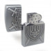 Зажигалка газовая. Серебристая. Украина 1033 (318098)