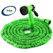 Шланг для полива растяжной Magic Hose Длина 75м (250FT) + распылитель Зелений (1842)