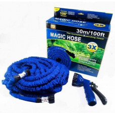 Шланг для полива растяжной Magic Hose Длина 30 м (100FT) + распылитель (2043)