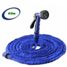 Шланг для полива растяжной Magic Hose Длина 60м (200FT) + распылитель Синій (2143)