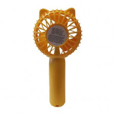 Портативний мінівентилятор акумуляторний з трима режимами швидкості. Жовтий MK-28 (77196)