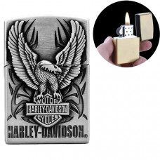Запальничка газова. Harley-Davidson. Срібляста (4135)