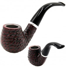 Курильна трубка (люлька) з вигнутим мундштуком Chuhg feng (D-656)