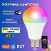 Smart LED (Розумна) Wi-Fi лампа Tuya E27. RGB Керування зі смартфона , регулювання кольору, яскравості + таймер) (10010)