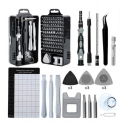 Професійний набір інструментів в боксі (115 в 1) викрутки з бітами для ремонту техніки (3095)