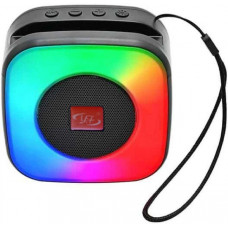 Портативна колонка SPS LX-01 c RGB підсвічуванням та підставкою для телефону чорний/синій (9524)