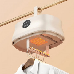 Подвесная Портативная электросушилка для одежды и белья с таймером и чехлом Portable Drying Machine SH-005 400Вт Белый (3091)