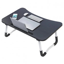Складаний столик-підставка в ліжко для сніданку та ноутбука. Портативний стіл для планшета (1253)