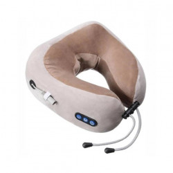 Масажна подушка Neck Massage pillow BLD-118 для масажу шиї. Бездротова і перезаряджувана (4735)