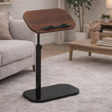 Журнальний столик із регулюванням висоти та обертовою стільницею на 360° з нахилом (4756)