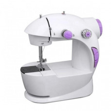 Міні швейна машинка 4 в 1 з педаллю та адаптером Mini Sewing Machine FHSM 201 Біла